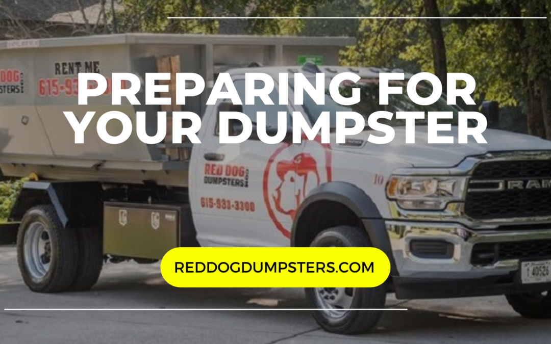 preparing for your dumpster