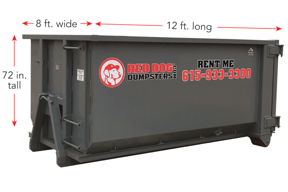 Dumpster Rental Sizes & Prices | Red Dog Dumpsters (Nashville)