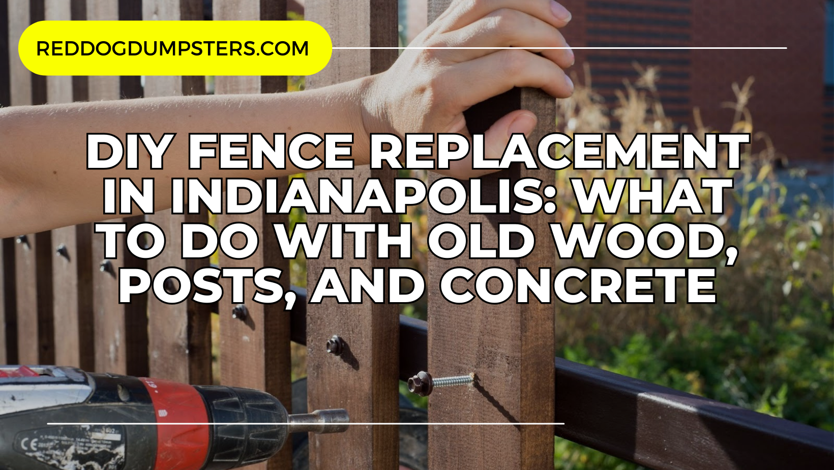 fence dumpster rental nashville